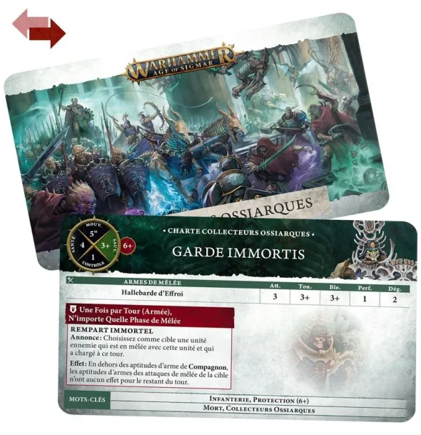 Age of Sigmar : Cartes de Charte - Ossiarch Bonereapers