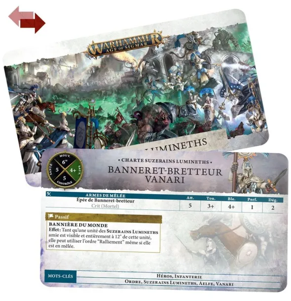 Age of Sigmar : Cartes de Charte - Lumineth Realm-lords