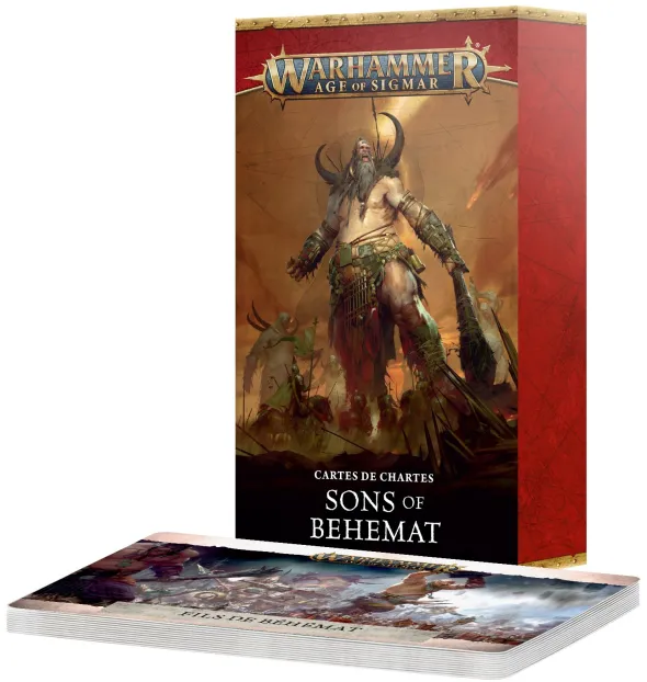 Age of Sigmar : Cartes de Charte - Sons of Behemat