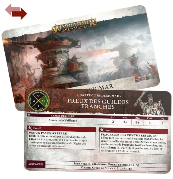 Age of Sigmar : Cartes de Charte - Cities of Sigmar