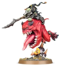 Age of Sigmar : Gloomspite Gitz - Loonboss sur Giant Cave Squig