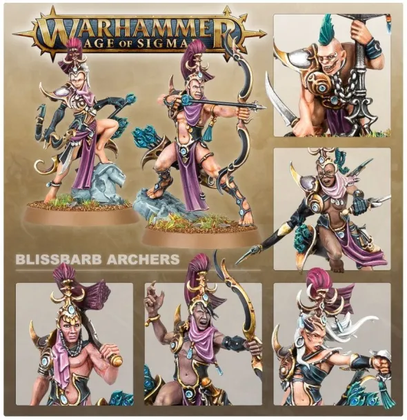 Age of Sigmar : Hedonites of Slaanesh - Blissbarb Archers