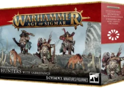 Age of Sigmar : Ogor Mawtribes - Chasseurs avec Dents de Sabre