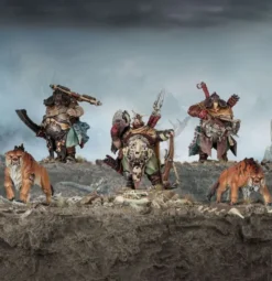 Age of Sigmar : Ogor Mawtribes - Chasseurs avec Dents de Sabre