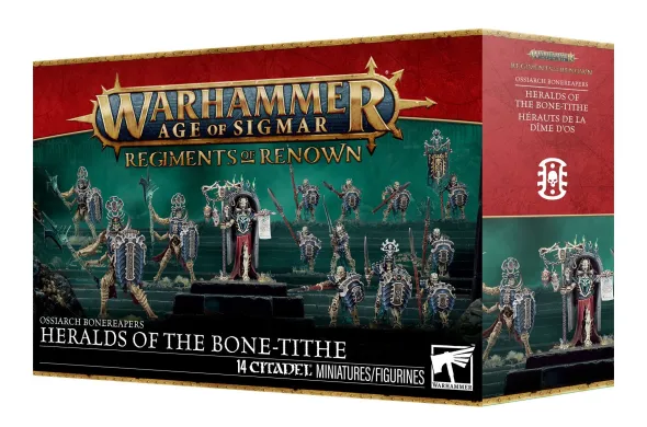 Age of Sigmar : Ossiarch Bonereapers - Régiment de Renom : Hérauts de la Dîme d'Os