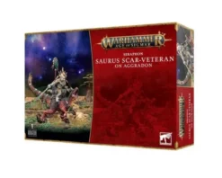 Age of Sigmar : Seraphons - Vétéran Scarifié Saurus sur Aggradon