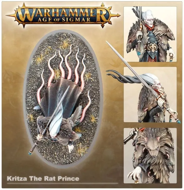 Age of Sigmar : Soulblight Gravelords - Kritza, The Rat Prince