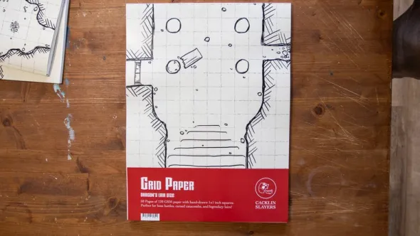 A3 Grid Paper - Dragon's Lair