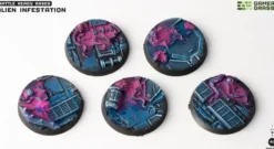 Alien Infestation Bases, Round 40mm (x5)