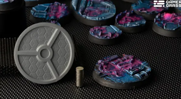 Alien Infestation Bases, Round 40mm (x5)