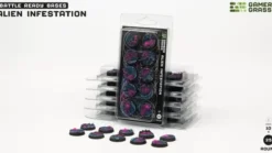 Alien Infestation Bases, Round 25mm (x10)