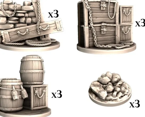 Ancient Blood: The Order of Vampire Hunters - 3D Tokens