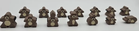 Animals set 2 - Carcassonne Big Box Meeples