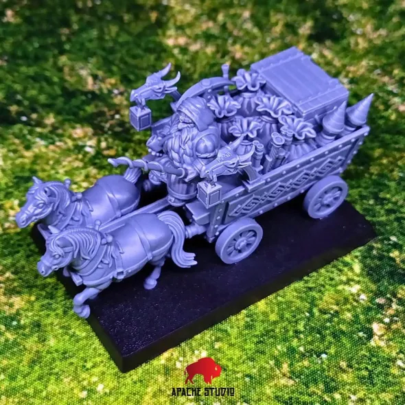 Apache Studio - Seigneurs nains - Chariot de ravitaillement