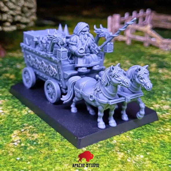 Apache Studio - Seigneurs nains - Chariot de ravitaillement