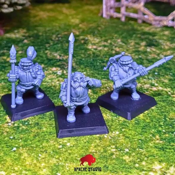 Apache Studio - Seigneurs nains - Mercenaires nains avec EMC