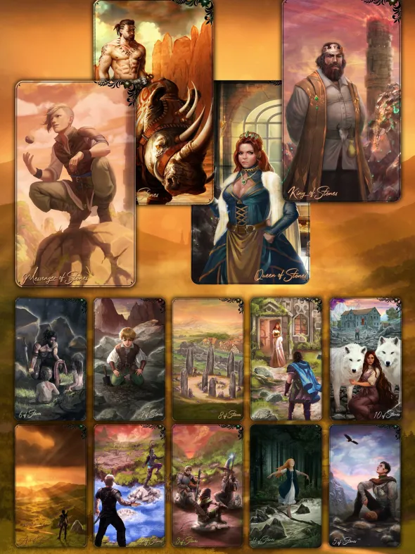 Arcanya Tarot - Les Mornes Plaines, Kickstarter Edition
