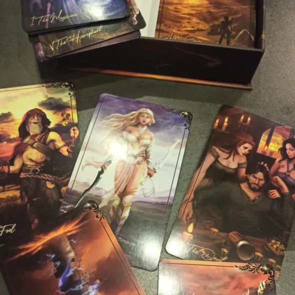 Arcanya Tarot - Les Mornes Plaines, Kickstarter Edition