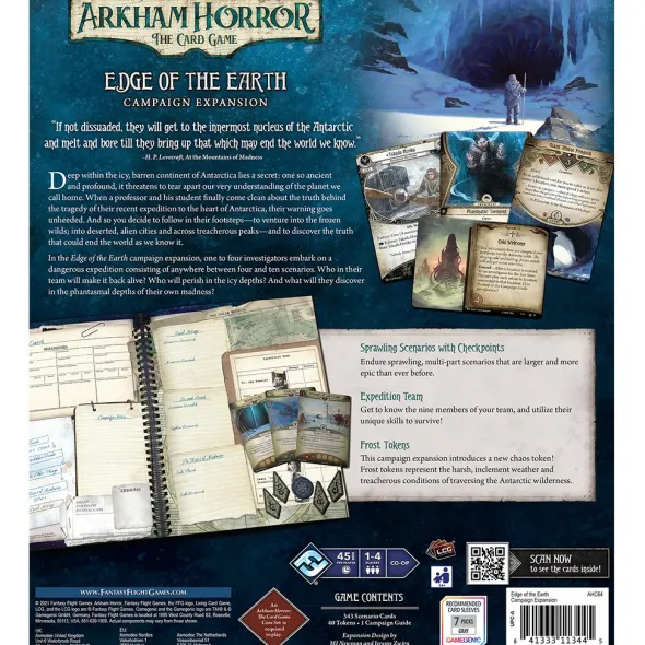 Arkham Horror The Card Game: Edge of the Earth Campaign Expansion