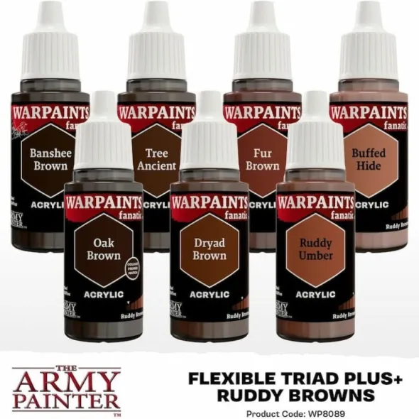 Army Painter - Ruddy Browns Flexible Triad Plus+