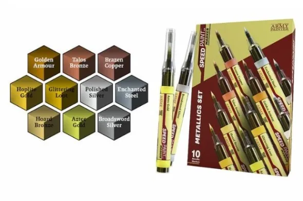 Army Painter - Speedpaint Markers Metallic Set