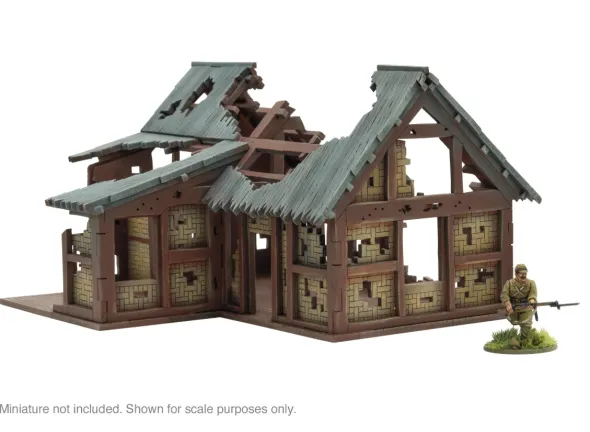 Asian Villages - L Shaped Building Ruins