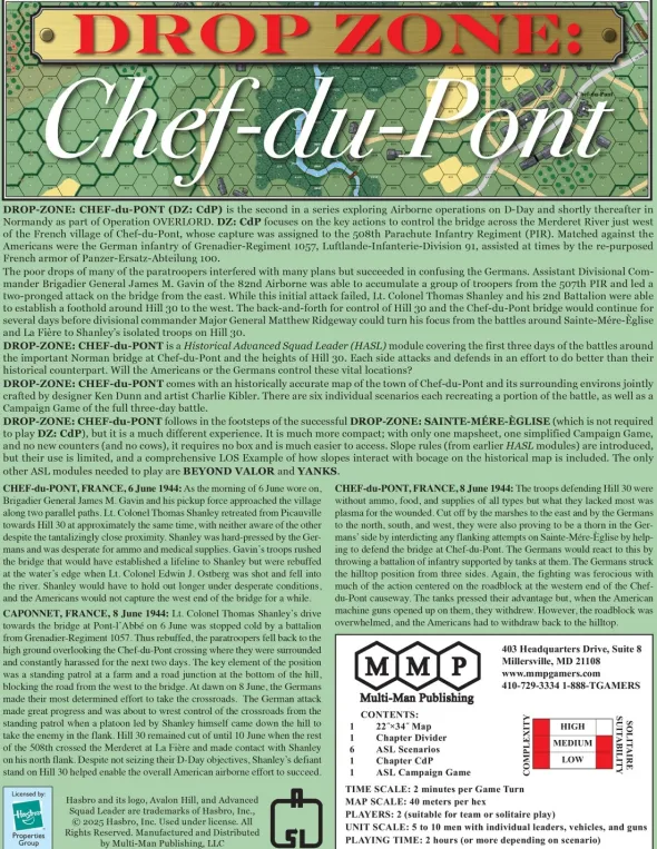 ASL - Drop Zone Chef-Du-Pont