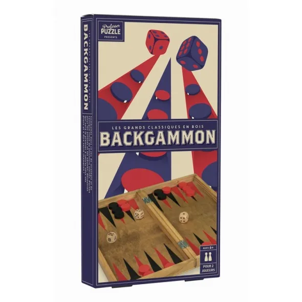 Backgammon Bois Vintage