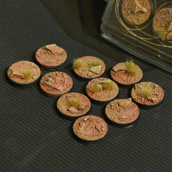 Badlands Bases, Round 25mm (x10)