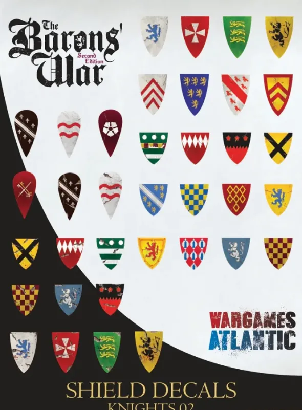 Baron's War Shield Decals 2