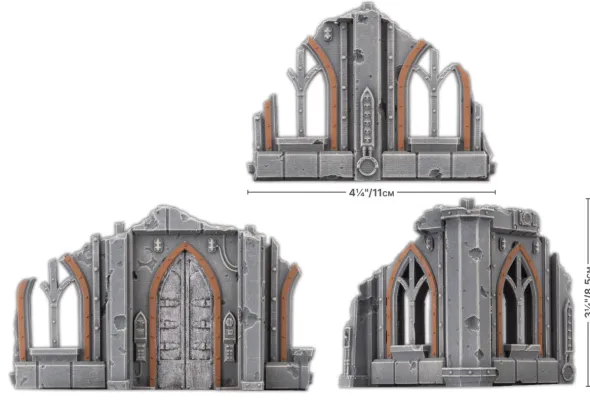 Battlefield in a Box: Gothic Sector: Castograd Warehouse Small Ruins