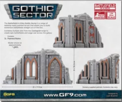 Battlefield in a Box: Gothic Sector: Castograd Hab Block Small Ruins