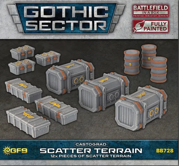 Battlefield in a Box: Gothic Sector: Castograd Scatter Terrain