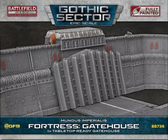 Battlefield in a Box - Mundus Imperialis: Fortress Gatehouse