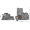 Battlefield in a Box: Mundus Imperialis - Librarium (Damaged and Destroyed)