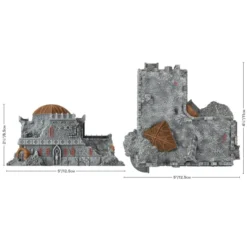 Battlefield in a Box: Mundus Imperialis - Librarium (Damaged and Destroyed)