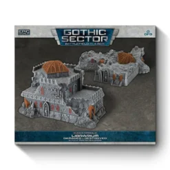 Battlefield in a Box: Mundus Imperialis - Librarium (Damaged and Destroyed)