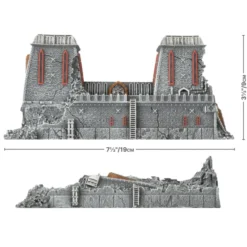 Battlefield in a Box: Mundus Imperialis - Administratum (Damaged and Destroyed)
