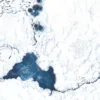 Battlemap Neige 90x67,5cm sans quadrillage
