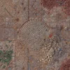 Battlemap Ville 120x90 cm avec quadrillage