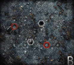 Battlemat Warhammer Underworlds - Forêt/Cimetierre