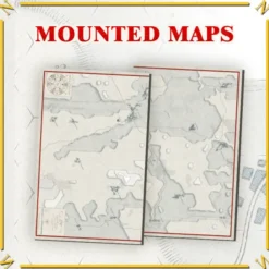 Battles of Napoleon: Volume I - Eylau 1807 - Mounted map