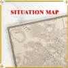 Battles of Napoleon: Volume I - Eylau 1807 - Situation map