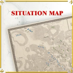 Battles of Napoleon: Volume I - Eylau 1807 - Situation map