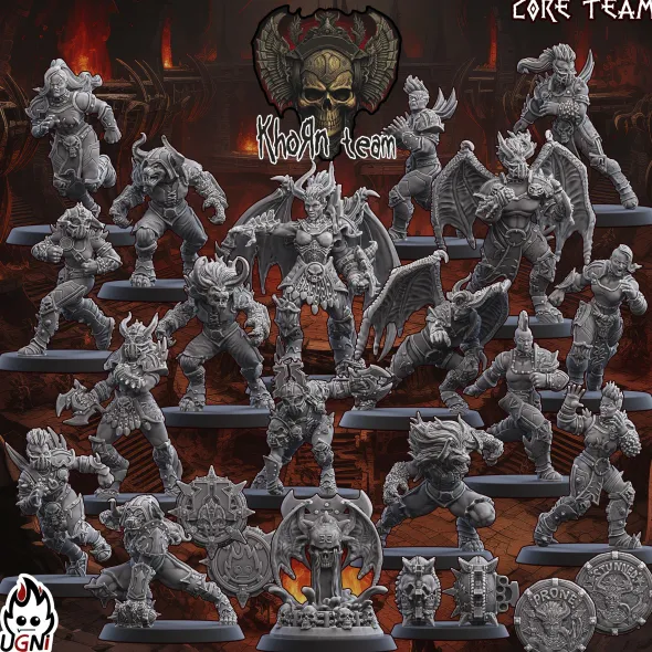 BB - Ugni Miniatures - Démons de KhoЯn Team