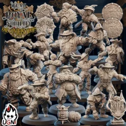 BB - Ugni Miniatures - Humains Royal Nobility Team