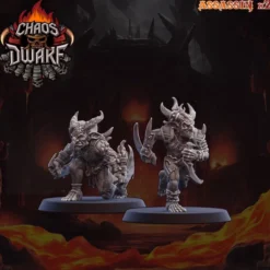 BB - Ugni Miniatures - Magma Chaos Dwarf Team