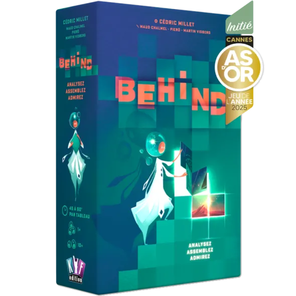 Behind