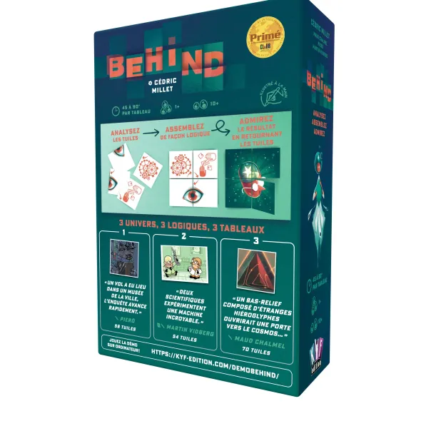 Behind