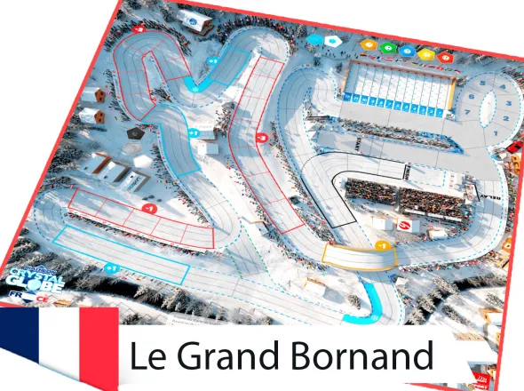 Biathlon Crystal Globe - Double-pistes 3D Le Grand-Bornand